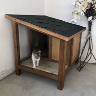 Outdoor Outdoor Outdoor Villa House Kennel Four Seasons Cat Litter Stray Cat Winter Windproof Outdoo