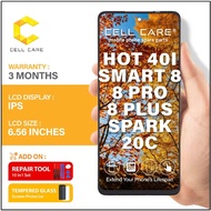 Lcd For Infinix Hot 40I X6528B/Smart 8 X6525/Smart 8 Pro X6525B/Smart 8 Plus X6526/Tecno SPARK 20C B