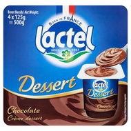 🔥Same Day Delivery🔥Lactel Crème Dessert Chocolate 4 x 125g (500g)