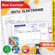 (like) Nota Toko Elektronik, Listrik & Servis Elektronik 2 ply Rangkap