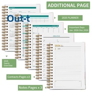 [Out-t] 2026 Student Daily Schedule,Weekly Plan Book With Spiral Binding And Hard Cover,Suitable For