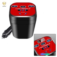 MOTORLAND~Compact Design 12V 24V to 220V Car Power Inverter with LED Display and USB Ports