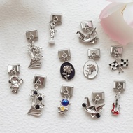 Italian Modular Bracelet with Astronaut and Paper Crane Charm DIY Elastic Bracelet Italy Charm Penda