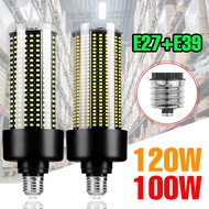 120W E27/E39 LED Corn Light Bulb with Protective Cover IP20 Waterproof AC100~277V Warehouse Recessed