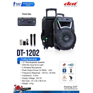 New Speaker Portable Wireless Bluetooth Dat 12 Inch + 2 Mic 1202 Best