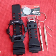 MATTE BLACK G8900 G-8900 GLS8900 GLS-8900 GR8900 GR-8900 STRAP AND BEZEL REPLACEMENT SET