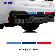 M Power Performance Car Rear Bumper Sticker For BMW E36 E39 E46 E60 E61 E64 E70 E71 E85 E87 E90 E83 F10 F20 F21 F30 E80