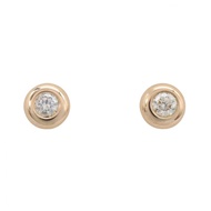 【二手】Tiffany & Co.) By the Yard 耳環 60017594 K18PG（粉金）鑽石耳環 女士二手 A