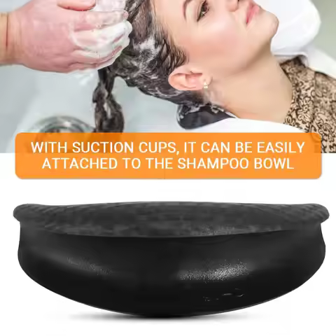 Silicone Hair Washing Sink Cushion Hair Cleaning Headrest Pillow Salon Shampoo Gel Neck Cushion Barb