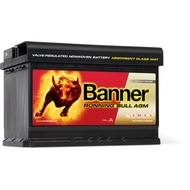 BANNER RUNNING BULL AGM DIN66L( 570 01 ) IDLE START-STOP CAR BATTERY