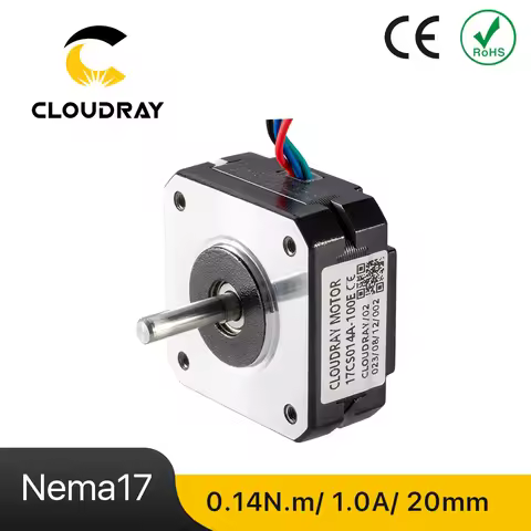 Cloudray Nema 17 20mm 2-Phase Open Loop Stepper Motor 0.4N.m 1.0A Short Motor for CNC Extruder DIY 3