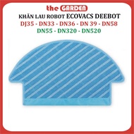 Cleaning cloth, cleaning rag for Ecovacs Deebot DJ35, DN33, DN55, DN320, DN36, DN39, DN520 robot vac