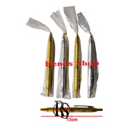 Souvenir 100 Pcs Gold Silver Flower Pens PLASTIC Packaging Wedding Gift Souvenirs Door Gift Kahwin M