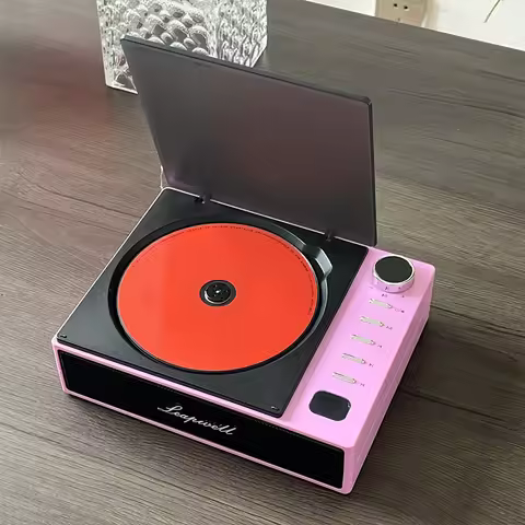 Portable CD Player With Remote Control And Hi-Fi Speakers CD-R Cd Walkman Playerplayer As Cd MP3