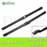 BMW X3 G01 2018-2023 26+20 Car Windshield Wiper Blade Rubber BMW X3 G01 26+20 Bilah Wiper Kereta 201