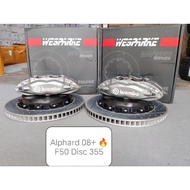 Toyota Vellfire /alphard Big Brake Caliper F50 4pot 330mm/355mm