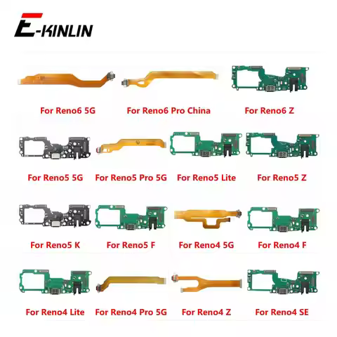 USB Charger Port Jack Dock Connector Charging Board Flex Cable For OPPO Reno6 Reno5 K Reno4 F Z SE P