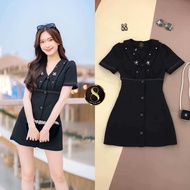 💎พร้อมส่ง💎8studio🧸เดรสสีดำ