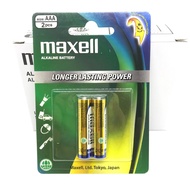 Pin Alkaline MAXELL 3A(AAA) LR03(GD)2B dùng cho Remote đồ chơi chuột máy tính.
