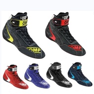 Genuine Genuine Leather OMP Racing Shoes Car Karting RV Flame Retardant Fireproof Motorcycle Riding 