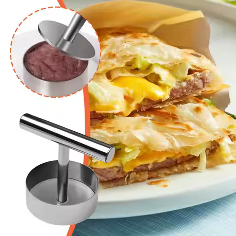 Hamburger Press Food Press Smasher Tool Hamburger Patty Maker Convenient pressing hamburger patties 