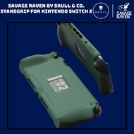 Skull & Co StandGrip Savage Raven Nintendo Switch 2 Zelda Green Case