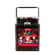 Unicorn Colours Sketch Art Marker Pen Drawing Set Dual Tip