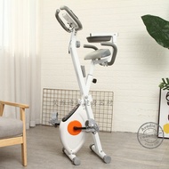 AT/★Household Exercise Bike Magnetic Control Pedal Bicycle Foldable Dynamic Bicycle Indoor Exercise Fitness Equipment FL