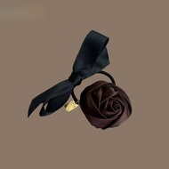 Lãng Mạn Nút Bướm Hoa Hồng Dây Buộc Tóc Phong Cách Hàn Quốc Có Độ Đàn Hồi Cao Ladylike Tóc 10 Cái/gó