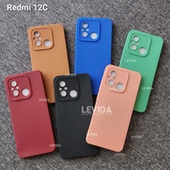 Redmi 12C Softcase procamera Silicon Matte case Redmi 12C CPRO