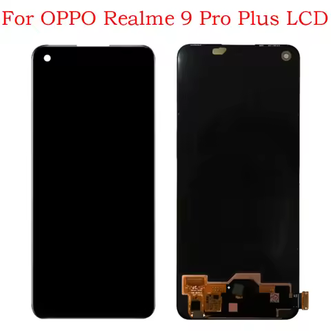 6.4'' AMOLED For OPPO Realme 9 Pro+ RMX3392 RMX3393 LCD Display Touch Panel Screen Digiziter For Rea
