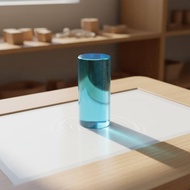 Early Learning Acrylic Cylinder Block Light and Shadow Play Transparent Stacking Cylinder Vibrant Co