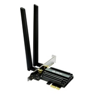 WiFi 7 PCIE Card 9.3Gbps 802.11BE WiFi 6E Card with Bluetooth 5.4 Tri-Band 4K QAM 320MHz WiFi 7 BE20