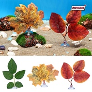 ROWAN1 Betta Leaf Decoration Resting Oviposition Leaves Fish Tank Aquatic Plants