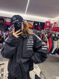 Adidas x MERCEDES-AMG Petronas F1 2025 聯名寬松拉鏈夾克外套 (香港發貨)