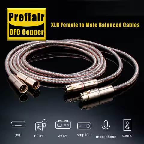 Accuphase 40th Anniversary HiFi XLR Cable OFC Pure Copper Balanced audio cable Gold Plated xlr conne