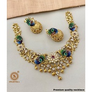 Indian matt finish jewellery set