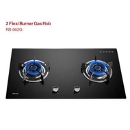 RINNAI RB-982G 2-Burner Built-in Gas Hob (Glass)