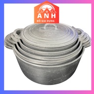 High Quality Monolithic Cast Iron Pot Full Size; 8cm 10Cm 14Cm 20Cm 28Cm 30cm.