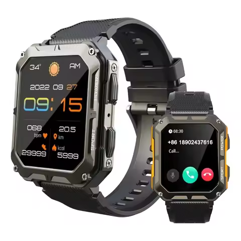 Smart Watch Men C20 PRO Bluetooth Call Outdoor Sports 1.83inch Large Screen Voice Assistant Fitness 