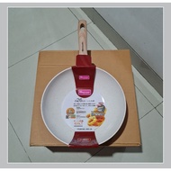 Wd-26 Deep Pan Marble D26cm Minowa, Non Stick Wok Pan Rosela Series