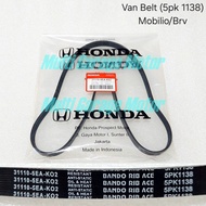 Van Belt Fanbel Fan Belt HONDA MOBILIO BRV 5PK 1138 Original 31110-5EA-K02