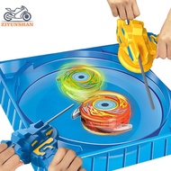 ziyunshan 1 Piece Thicken Gyro Disk Gyro Fighting Spinning Tops Arena Disk Burst Gyro Stadium Gyro B