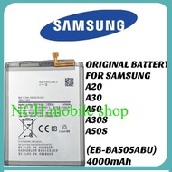 แบตเตอรี่ ใช้สำหรับเปลี่ยน BATTERY FOR ORI SAMSUNG A20 / A30 / A50 / A30S / A50S (EB-BA505ABU) 4000mAh **แบตเตอรี่รับประกัน 6 เดือน**