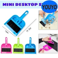 New Mini Desktop Sweep Cleaning Sweep Brush Keyboard Brush Small Broom Dustpan Set Mini Broom