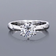 0.5ct/ 1ct /2ct/ 3ct moissanite diamond ring engagement  925 sterling silver moissanite wedding ring