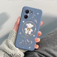 เคส OPPO A5X กรณีโซฟากรณีป้องกันเรียบหมีออกแบบ ﻿