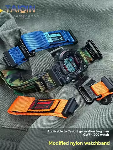 GWF1000 nylon Watch strap For Casio G-SHOCK 3184 GWF-1000 GWF-1000-1JF modified fabric Watch band me