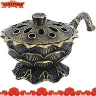 Frankincense Resin Burner Incencence Burner Lotus Incense Burner with Handle , Lotus Shaped Holder Fit for Home Decorationuejfrdkuwg