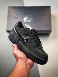 💜Nike Air Force 1 Shadow Triple Black 全黑休閒鞋 35-46碼